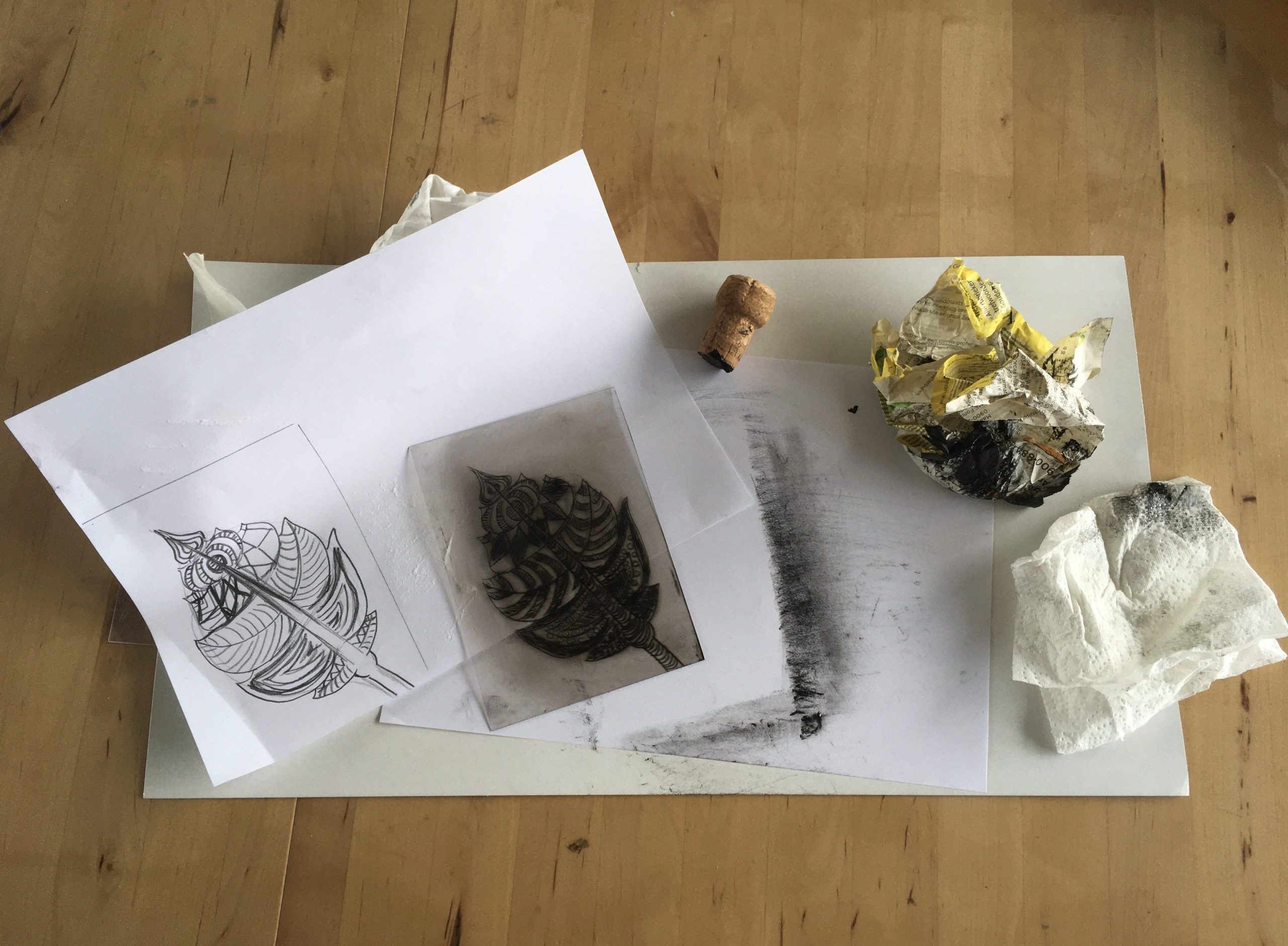 Workshop droge naald etsen